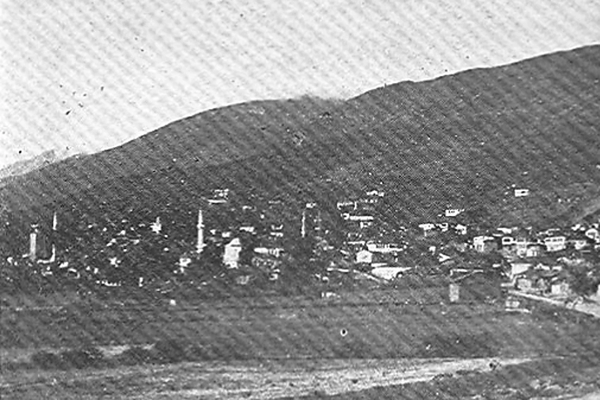 Preserved historical photograph of Debar from the Macedonian Cities archive, 2 of 3