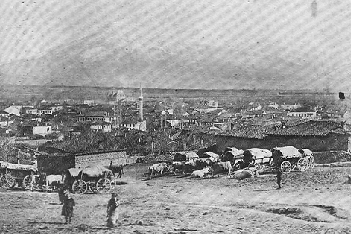 Preserved historical photograph of Resen from the Macedonian Cities archive, 8 of 10