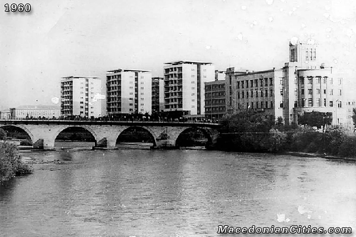Preserved historical photograph of Skopje from the Macedonian Cities archive, 78 of 98