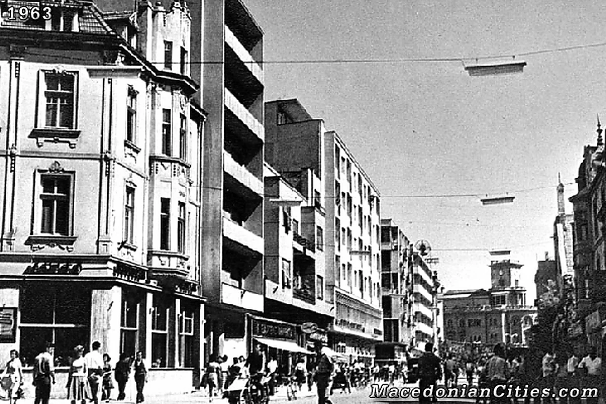 Preserved historical photograph of Skopje from the Macedonian Cities archive, 82 of 98