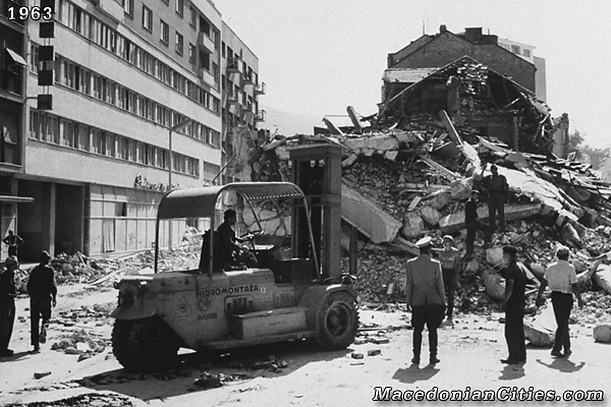 Preserved historical photograph of Skopje from the Macedonian Cities archive, 84 of 98