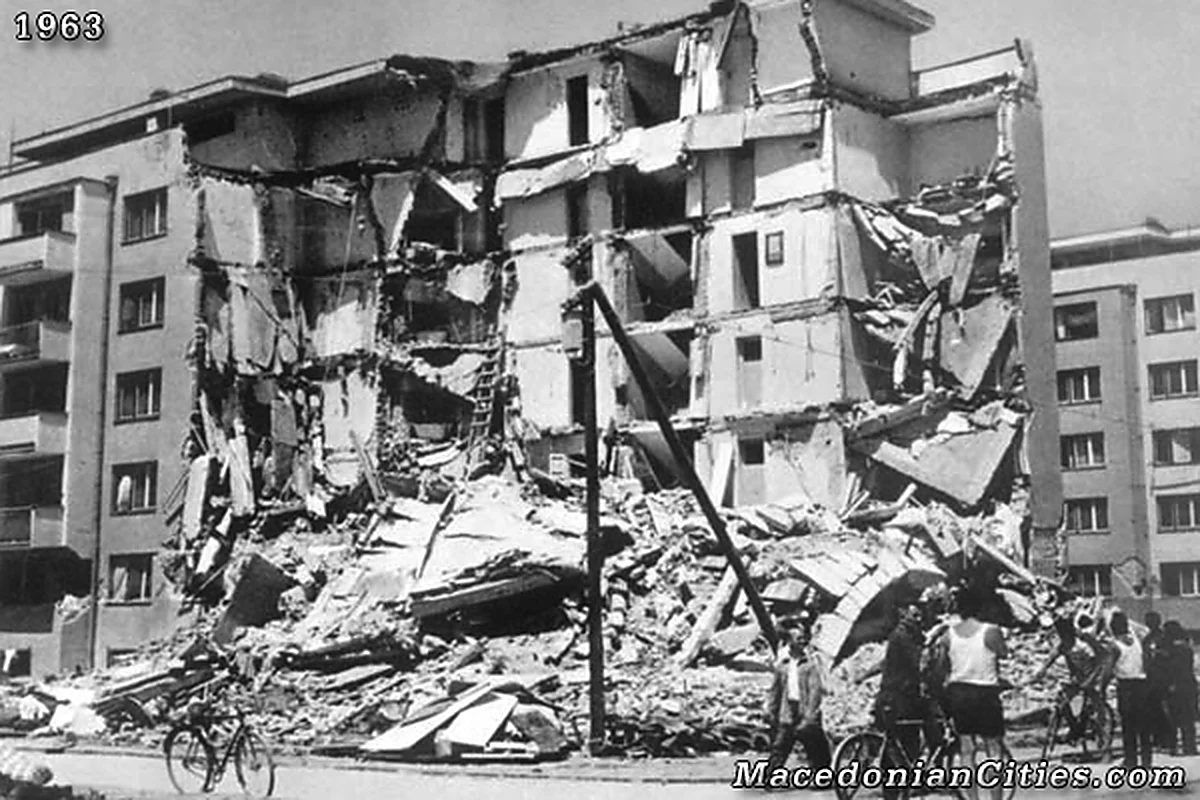 Preserved historical photograph of Skopje from the Macedonian Cities archive, 85 of 98