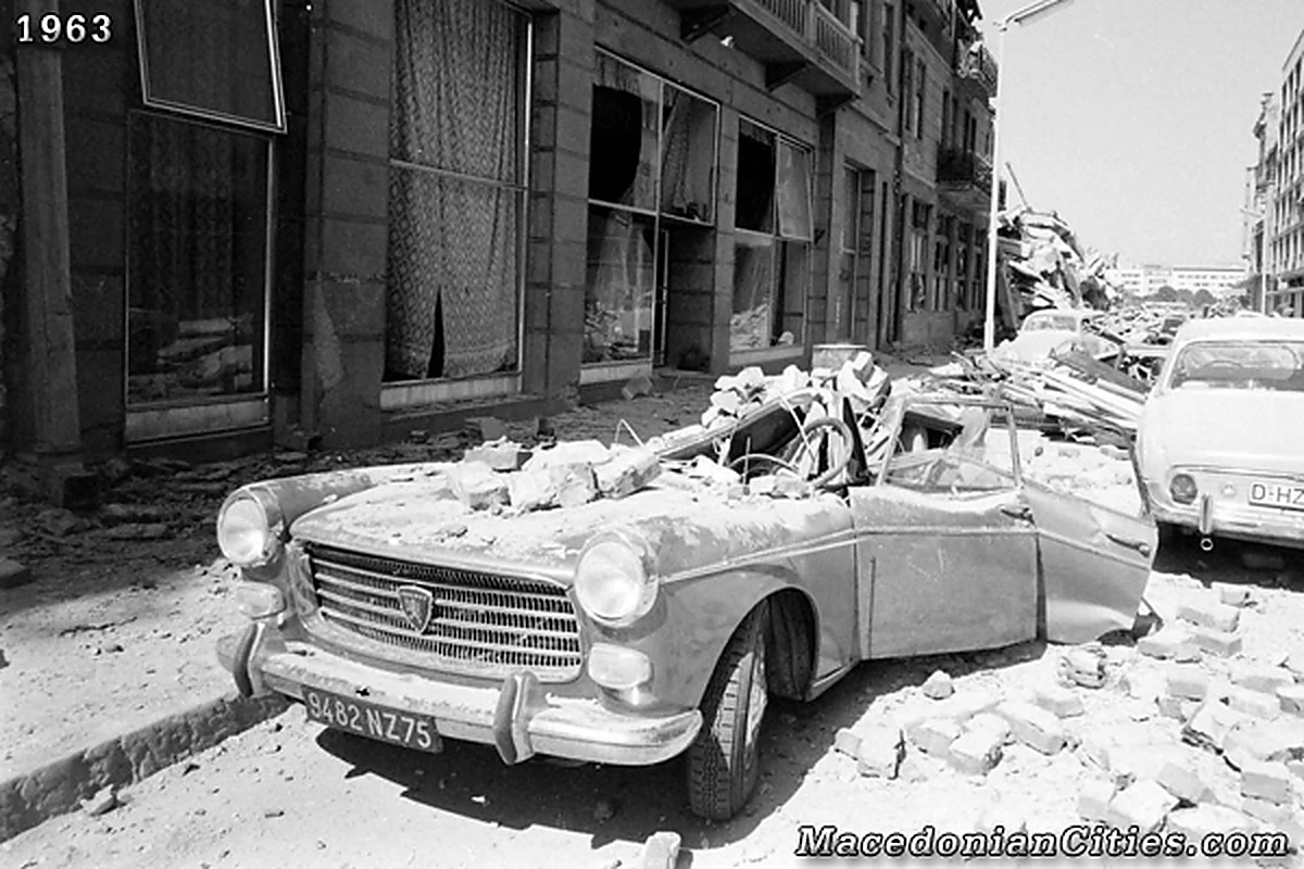 Preserved historical photograph of Skopje from the Macedonian Cities archive, 86 of 98