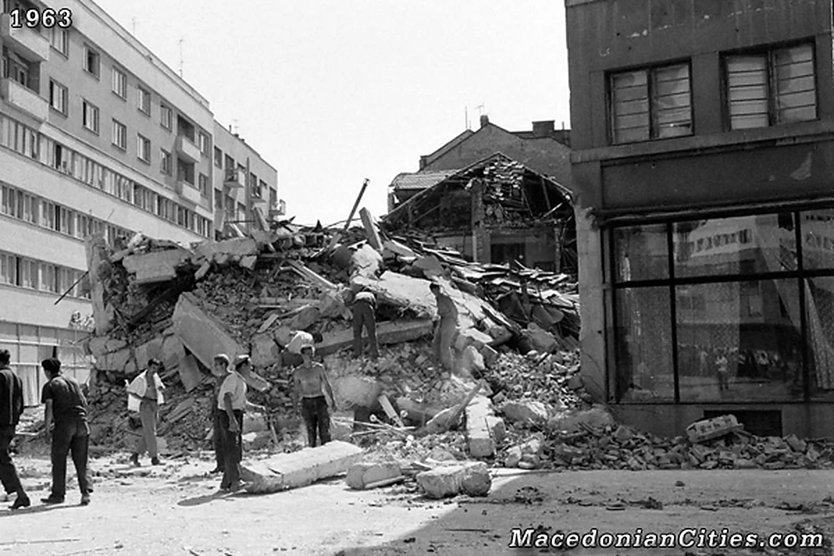 Preserved historical photograph of Skopje from the Macedonian Cities archive, 87 of 98