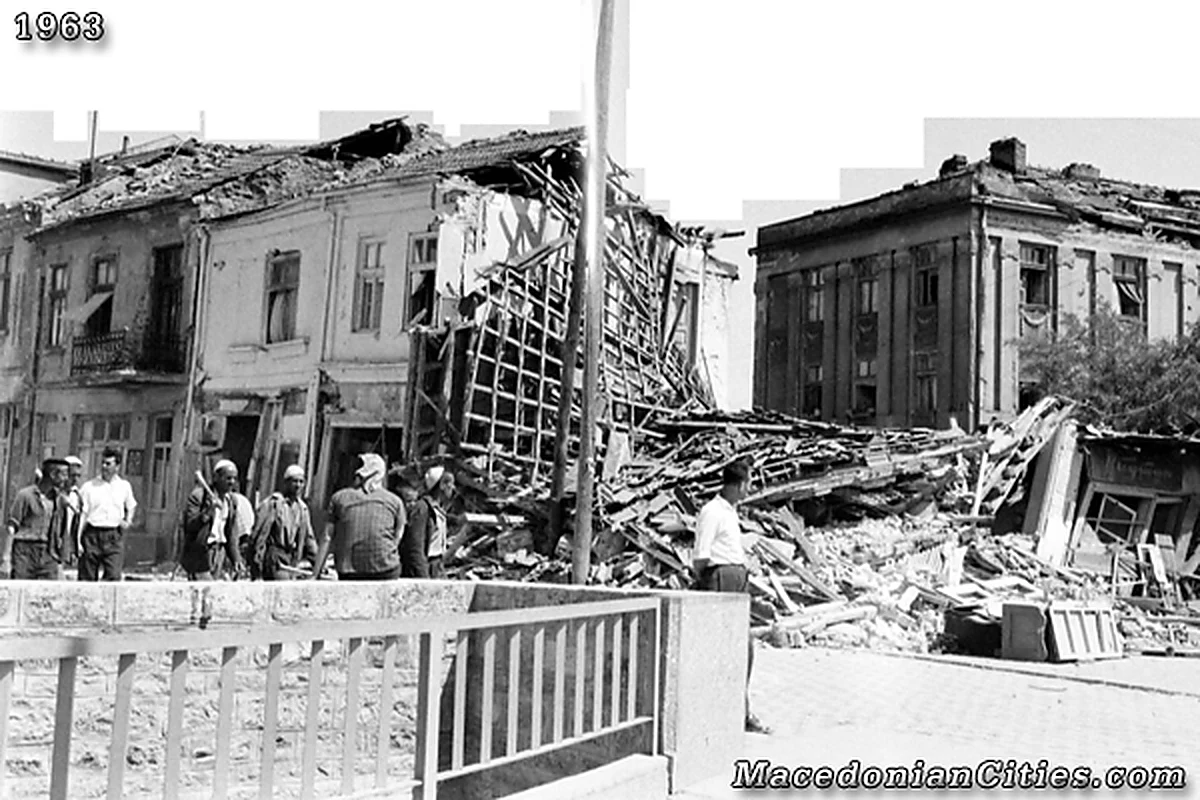 Preserved historical photograph of Skopje from the Macedonian Cities archive, 90 of 98