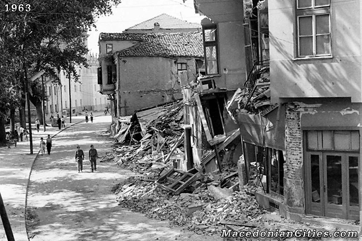 Preserved historical photograph of Skopje from the Macedonian Cities archive, 92 of 98
