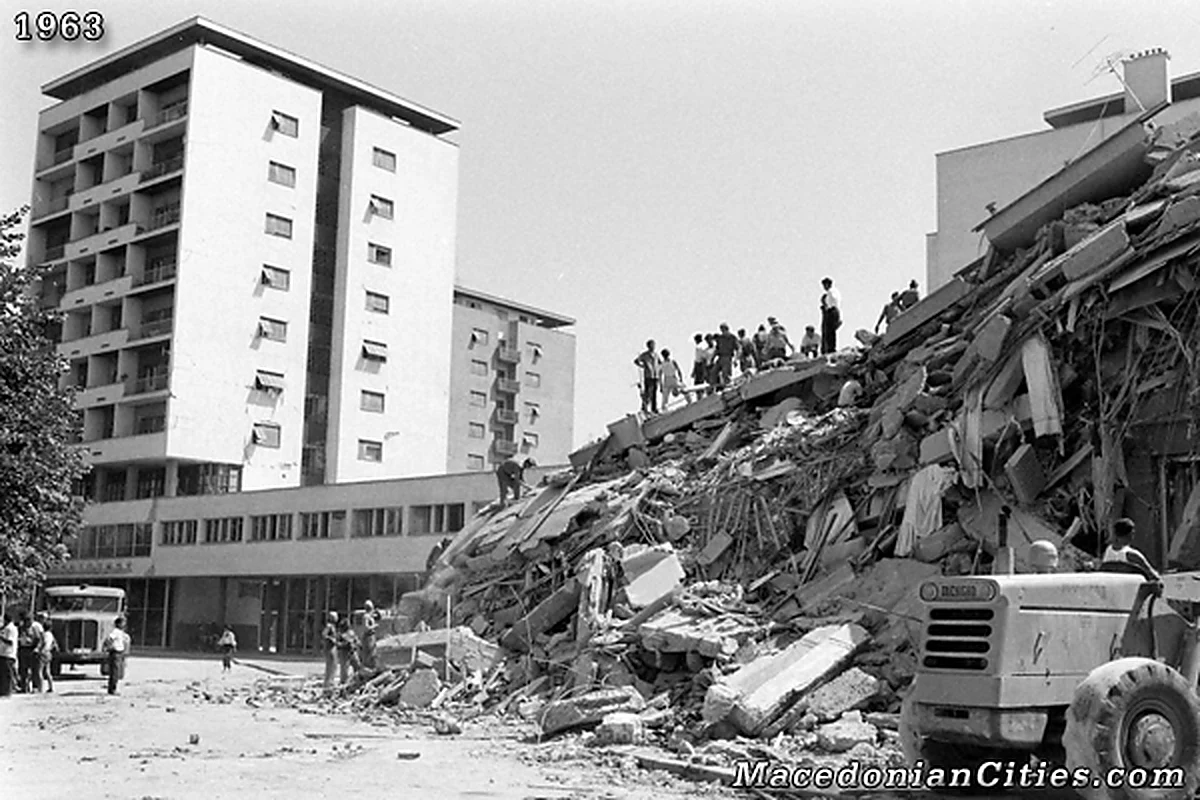 Preserved historical photograph of Skopje from the Macedonian Cities archive, 93 of 98