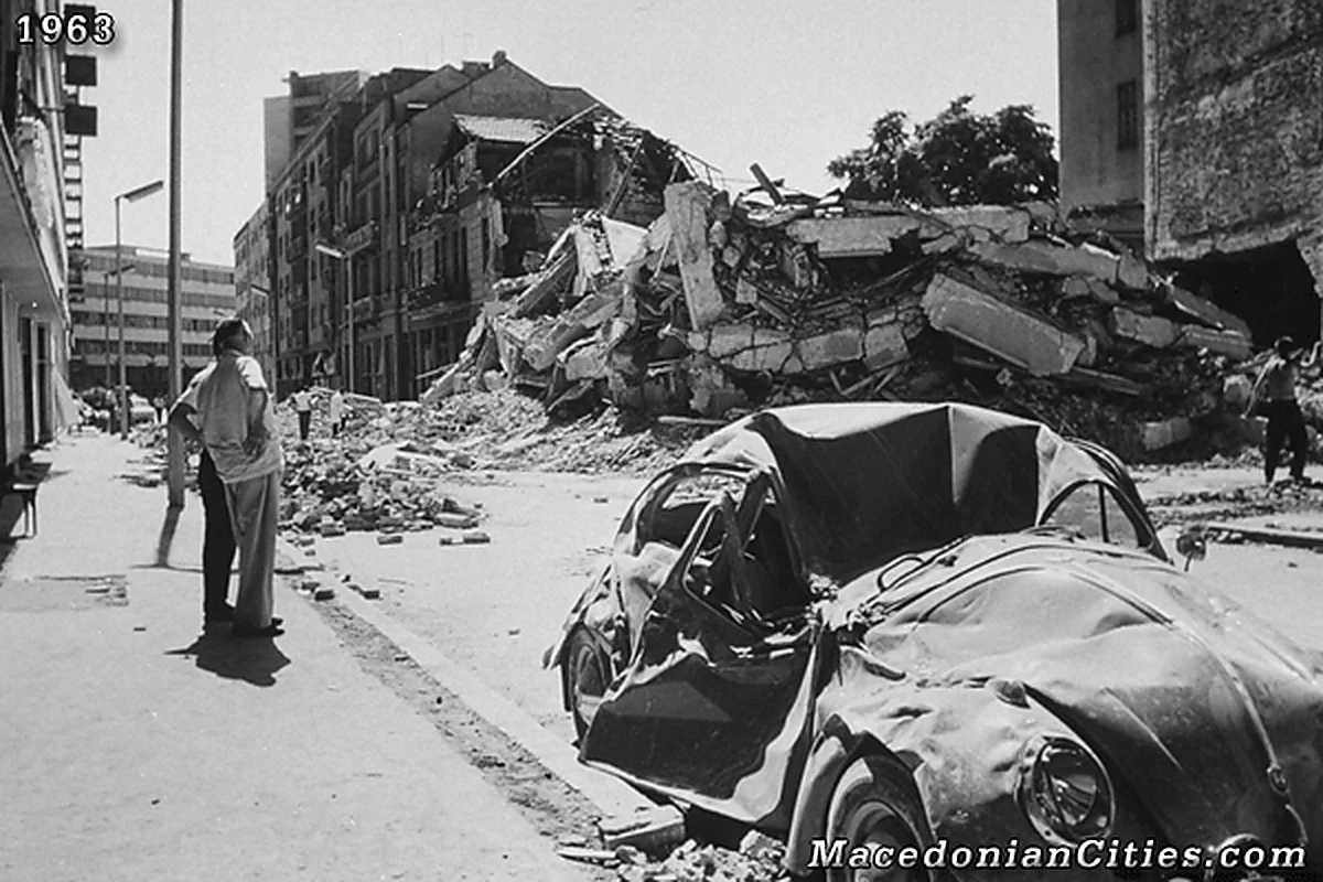 Preserved historical photograph of Skopje from the Macedonian Cities archive, 94 of 98
