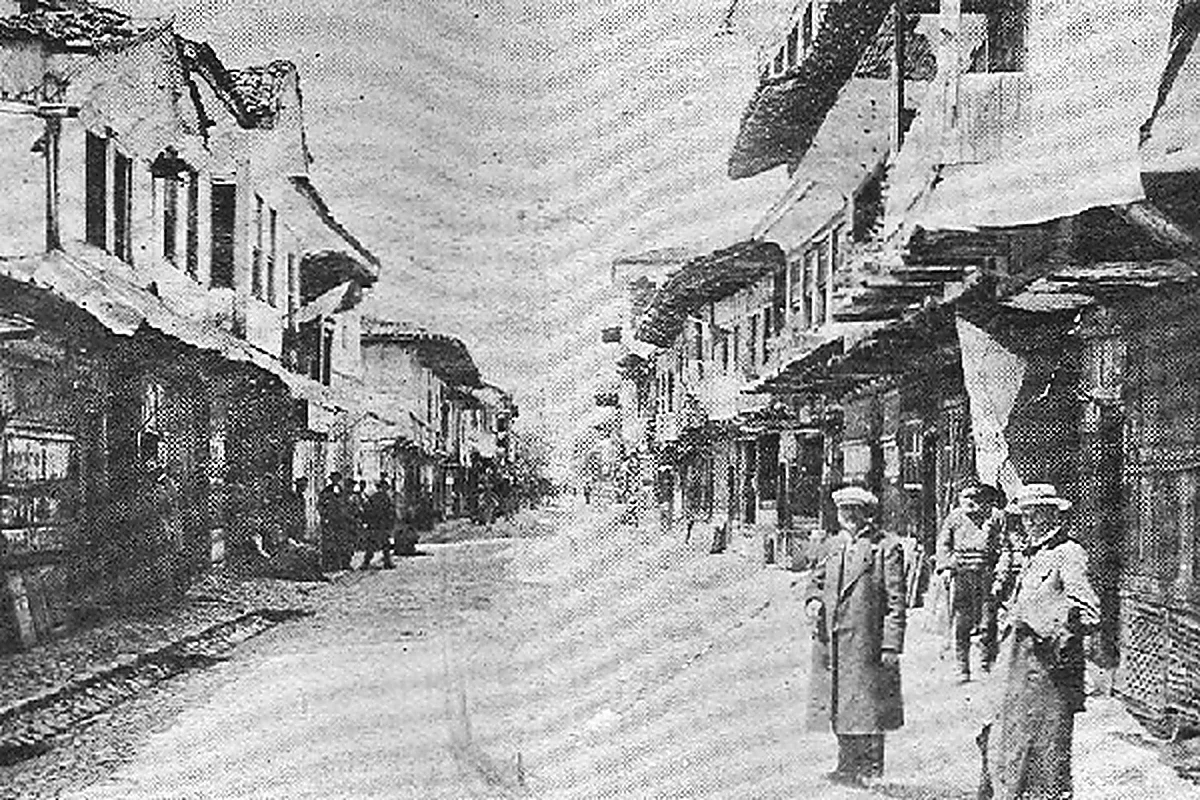 Preserved historical photograph of Struga from the Macedonian Cities archive, 17 of 21