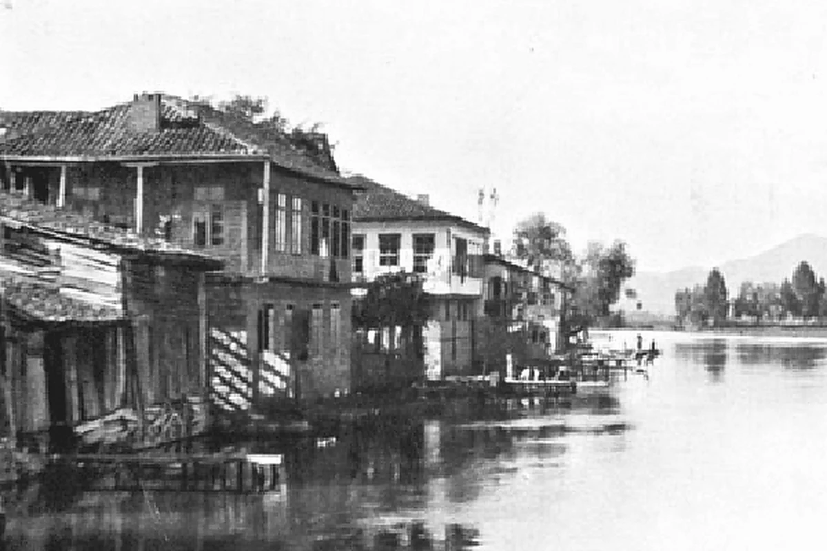 Preserved historical photograph of Struga from the Macedonian Cities archive, 18 of 21