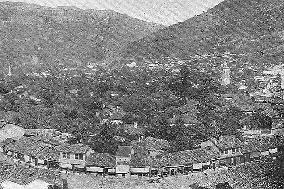 Preserved historical photograph of Tetovo from the Macedonian Cities archive, 13 of 20