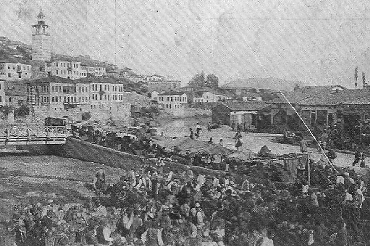 Preserved historical photograph of Veles from the Macedonian Cities archive, 2 of 34