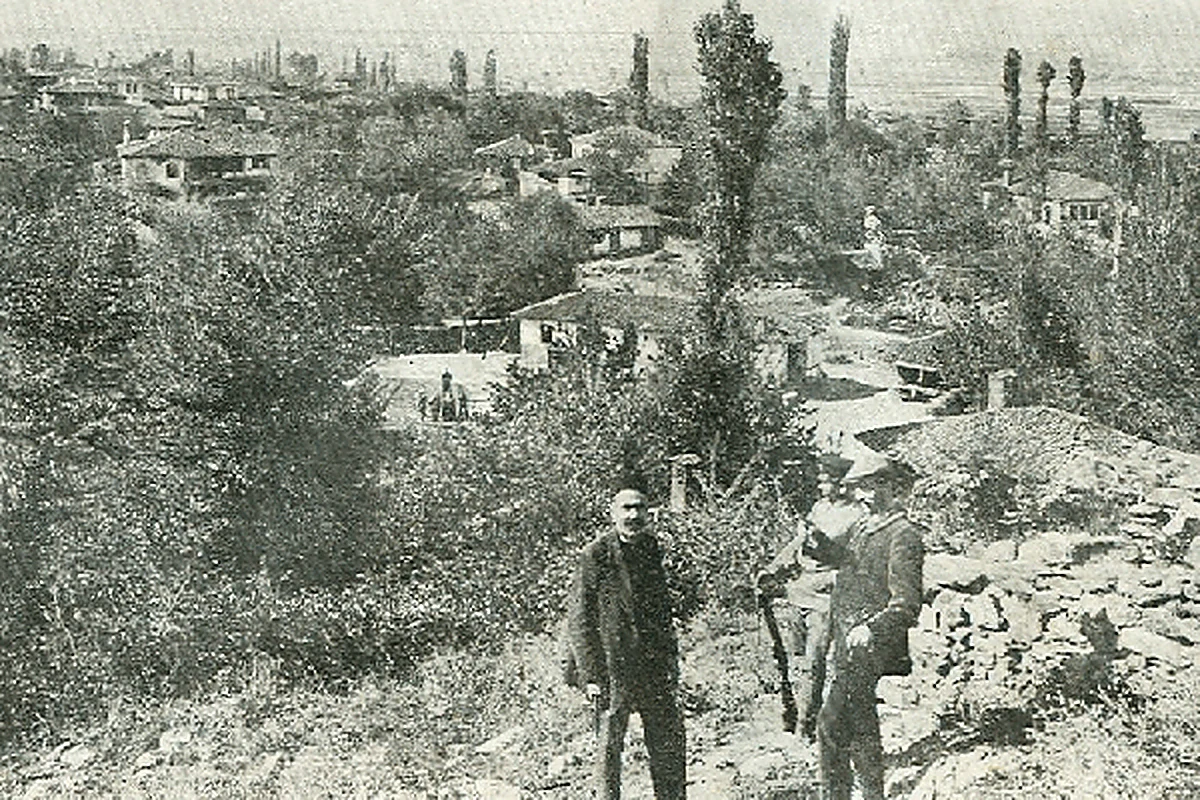 Preserved historical photograph of Vinica from the Macedonian Cities archive, 2 of 2